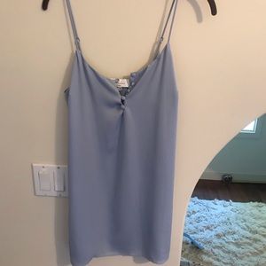 Light blue slip dress